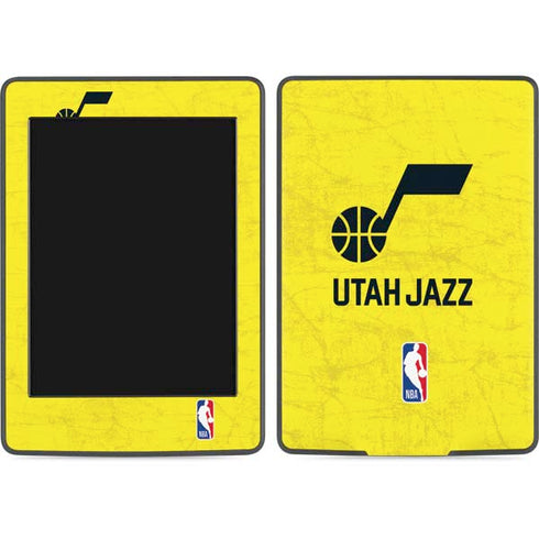 NBA Utah Jazz Yellow Texture Amazon Kindle Skin